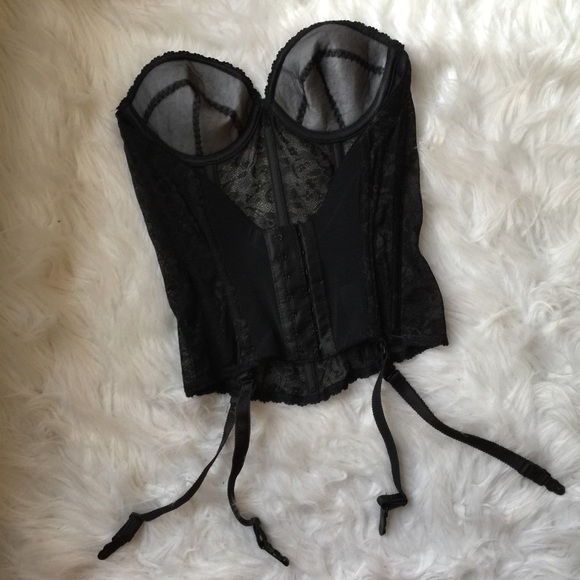 Vintage Carnival Black strapless bustier. - Picture 6 of 8